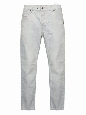 Diesel Krooley Jogg Tapered Jeans W28 L32 White Men Lyocell Blend Size 28